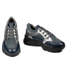 Zapatillas deportivas mujer 6038 índigo combinado