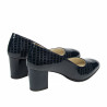 Zapatos elegantes de mujer 1268 charol índigo