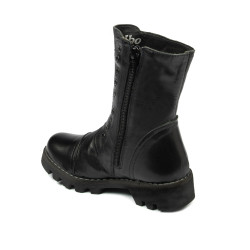 Botines para niños pequeños 39c negro