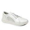 Zapatos deportivos/casuales de mujer 6010 blanco nácar combinado