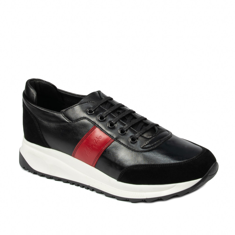 Zapatillas deportivas mujer 6030 negro+rojo