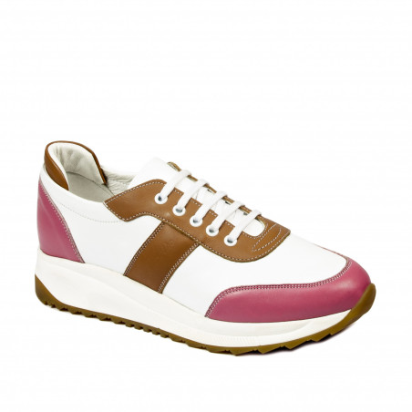 Zapatillas deportivas mujer 6030 rosa+blanco