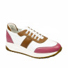 Zapatillas deportivas mujer 6030 rosa+blanco