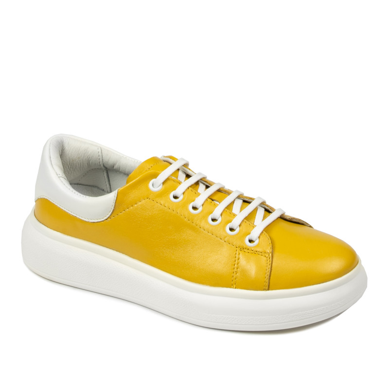Zapatillas deportivas mujer 6008 amarillo combinado