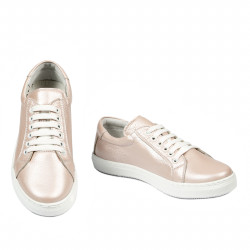 Zapatillas deportivas mujer 695 polvo nácar
