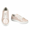 Zapatillas deportivas mujer 695 polvo nácar
