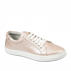 Zapatillas deportivas mujer 695 polvo nácar
