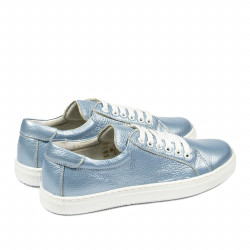 Zapatillas deportivas mujer 695 azul perla
