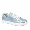 Zapatillas deportivas mujer 695 azul perla