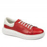 Zapatillas deportivas mujer 6008 rojo combinado