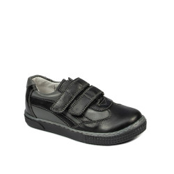 Zapatos para niños pequeños 16c negro+gris