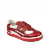 Zapatos niños pequeños 16c rojo+blanco
