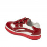 Zapatos niños pequeños 16c rojo+blanco