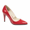 Zapatos elegantes de mujer 1246 charol rojo