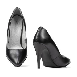 Zapatos elegantes mujer 1246 antracita nacarada