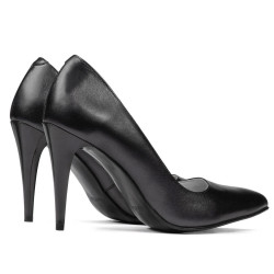 Zapatos elegantes mujer 1246 antracita nacarada