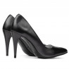Zapatos elegantes mujer 1246 antracita nacarada
