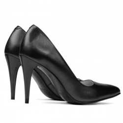Zapatos elegantes mujer 1246 antracita nacarada