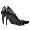 Zapatos elegantes mujer 1246 antracita nacarada