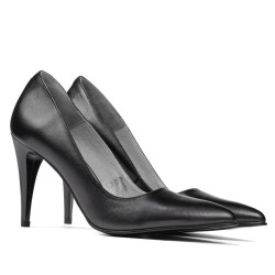 Zapatos elegantes mujer 1246 antracita nacarada