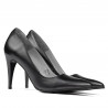 Zapatos elegantes mujer 1246 antracita nacarada