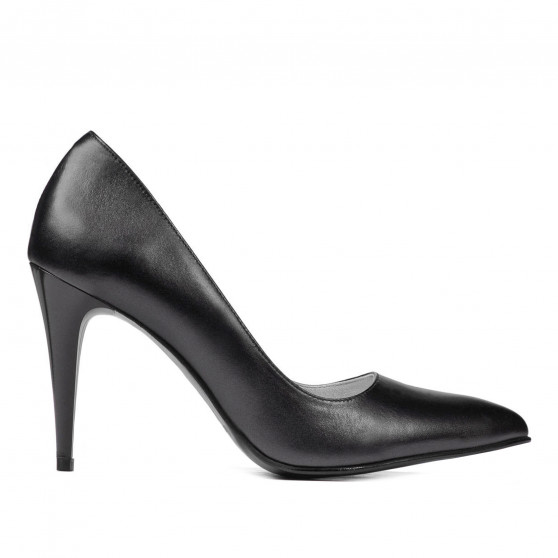 Zapatos elegantes mujer 1246 antracita nacarada