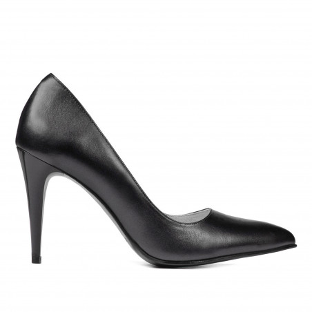 Zapatos elegantes mujer 1246 antracita nacarada