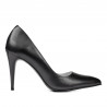 Zapatos elegantes mujer 1246 antracita nacarada
