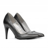 Zapatos elegantes para mujer 1246 gris nácar