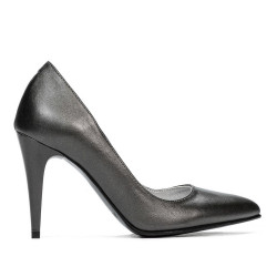 Zapatos elegantes para mujer 1246 gris nácar
