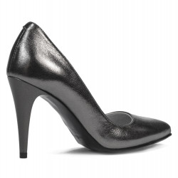 Zapatos elegantes para mujer 1246 plateado nacarado