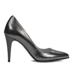Zapatos elegantes para mujer 1246 plateado nacarado