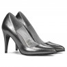 Zapatos elegantes para mujer 1246 plateado nacarado