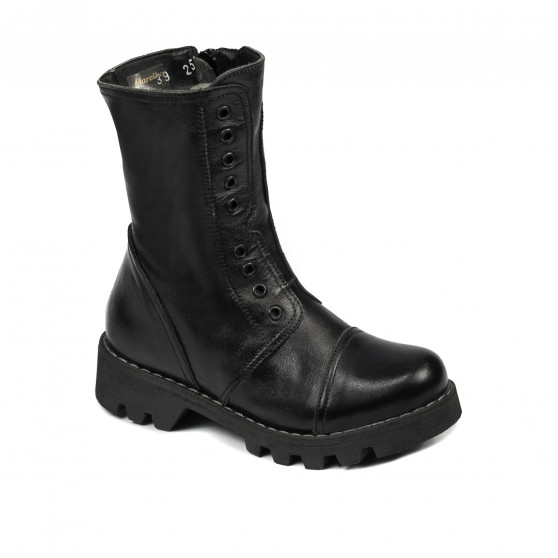 Botines para niños pequeños 39c negro