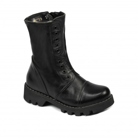 Botines para niños pequeños 39c negro