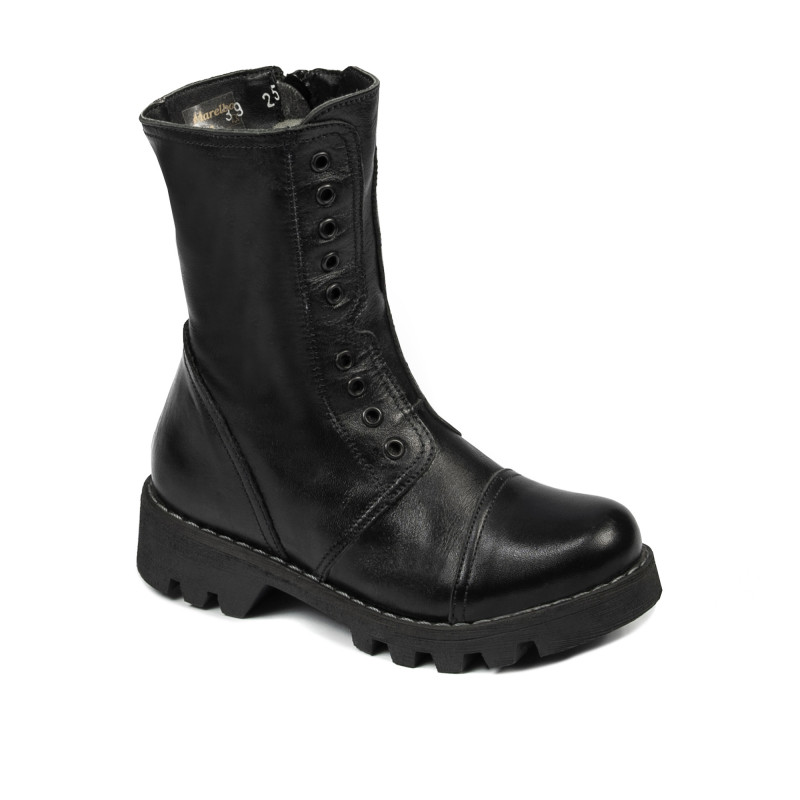 Botines para niños pequeños 39c negro