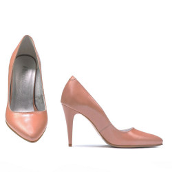Zapatos elegantes mujer 1246 polvo nacarado