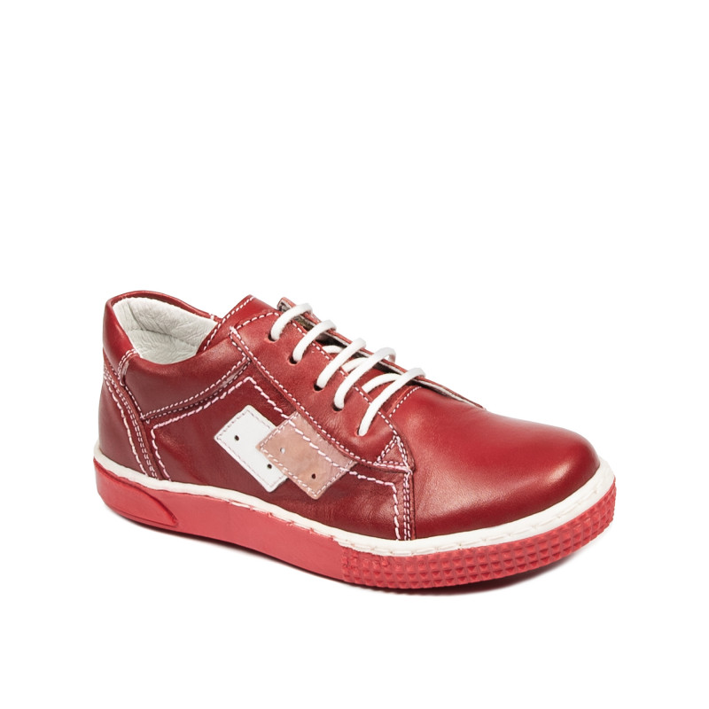 Zapatos para niños pequeños 57-1c rojo