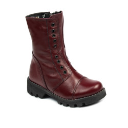 Botines para niños pequeños 39c burdeos