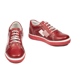 Zapatos para niños pequeños 57-1c rojo