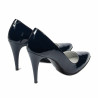 Zapatos elegantes de mujer 1246 charol índigo