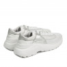 Zapatillas deportivas mujer 6015 blanco nácar combinado