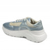 Zapatillas deportivas mujer 6015 azul nácar combinado