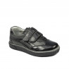 Zapatos para niños pequeños 16-2c negro+gris