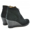 Botines mujer 3230-1 negro ante