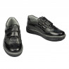 Zapatos para niños pequeños 16-2c negro+gris