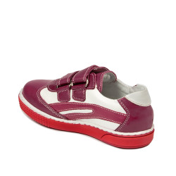 Zapatos para niños pequeños 16-3c rosa+blanco