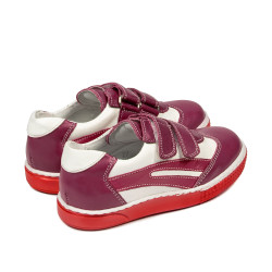 Zapatos para niños pequeños 16-3c rosa+blanco