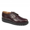 Zapatos casuales de mujer 6007 burdeos