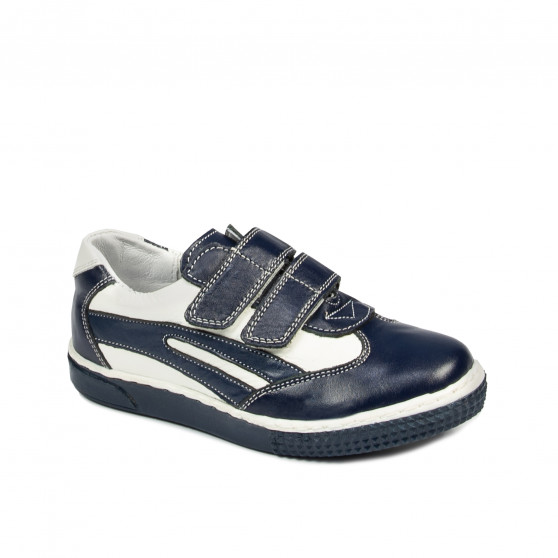 Zapatos para niños pequeños 16-2c índigo+blanco